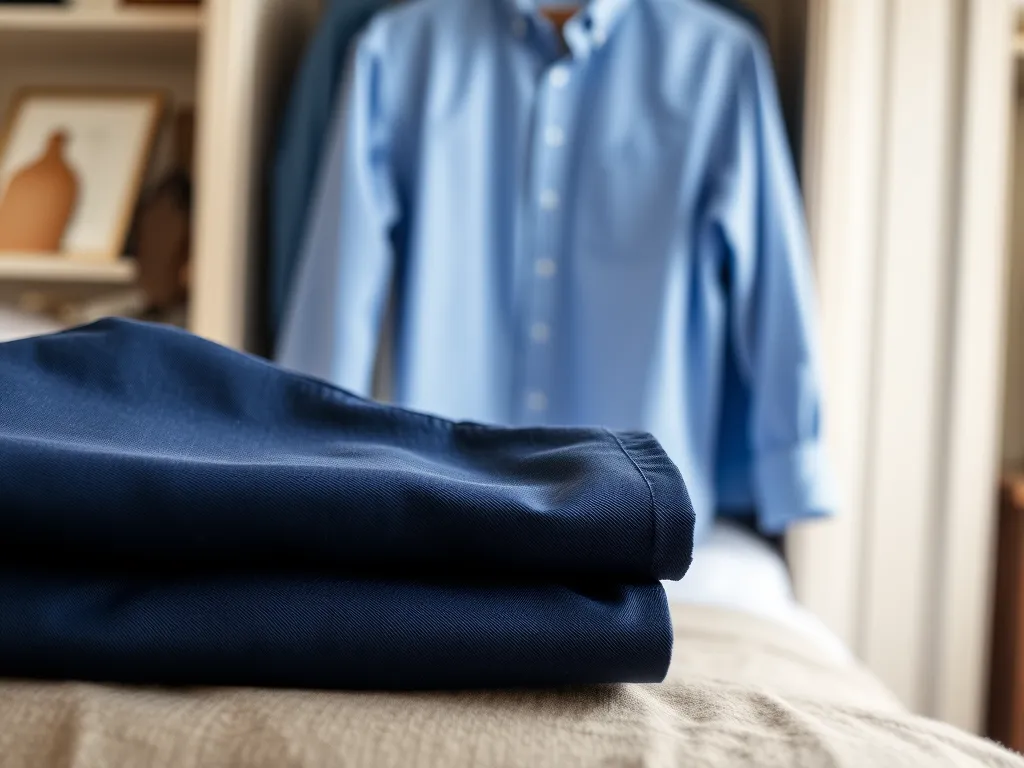 Jakie spodnie do niebieskiej koszuli?