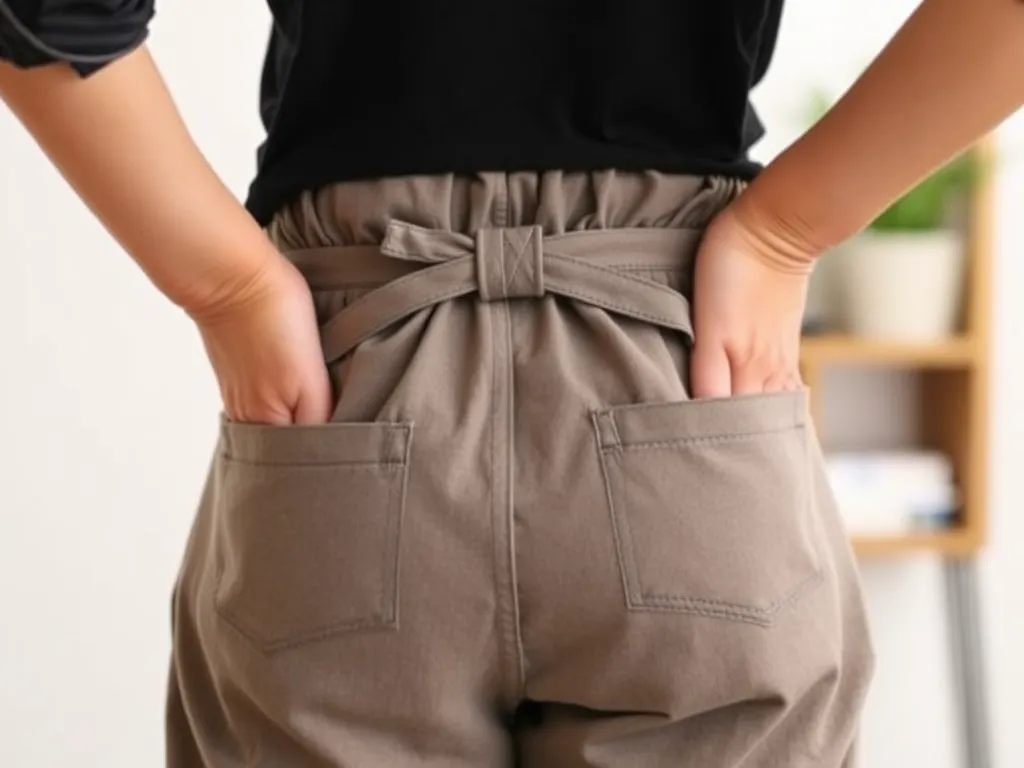Jak zwęzić spodnie w pasie bez szycia?