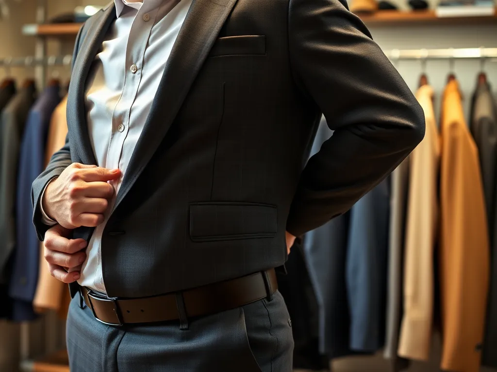 Jak dobrać garnitur dla pana z brzuszkiem?